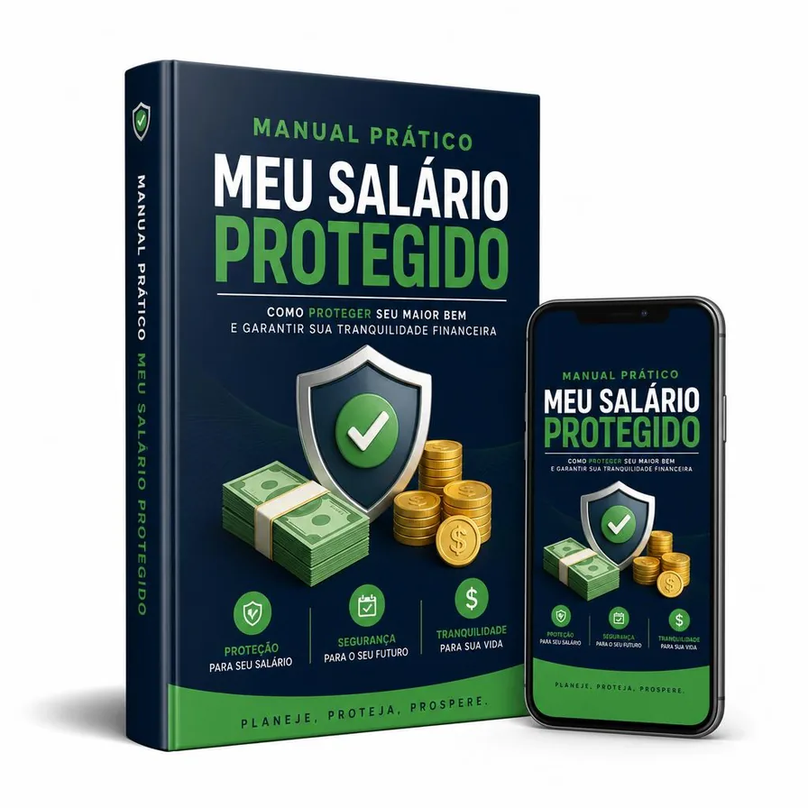 Mockup do produto Manual Prático Meu Salário Protegido